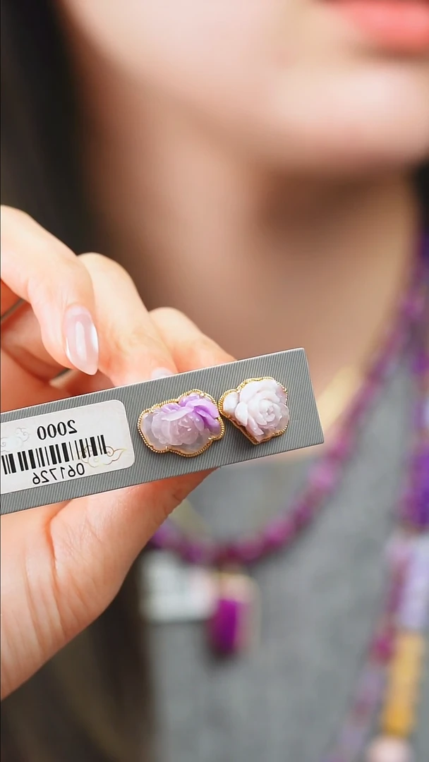 苏纪石（舒俱来）18K金镶嵌吊坠(不含链)竹**然222