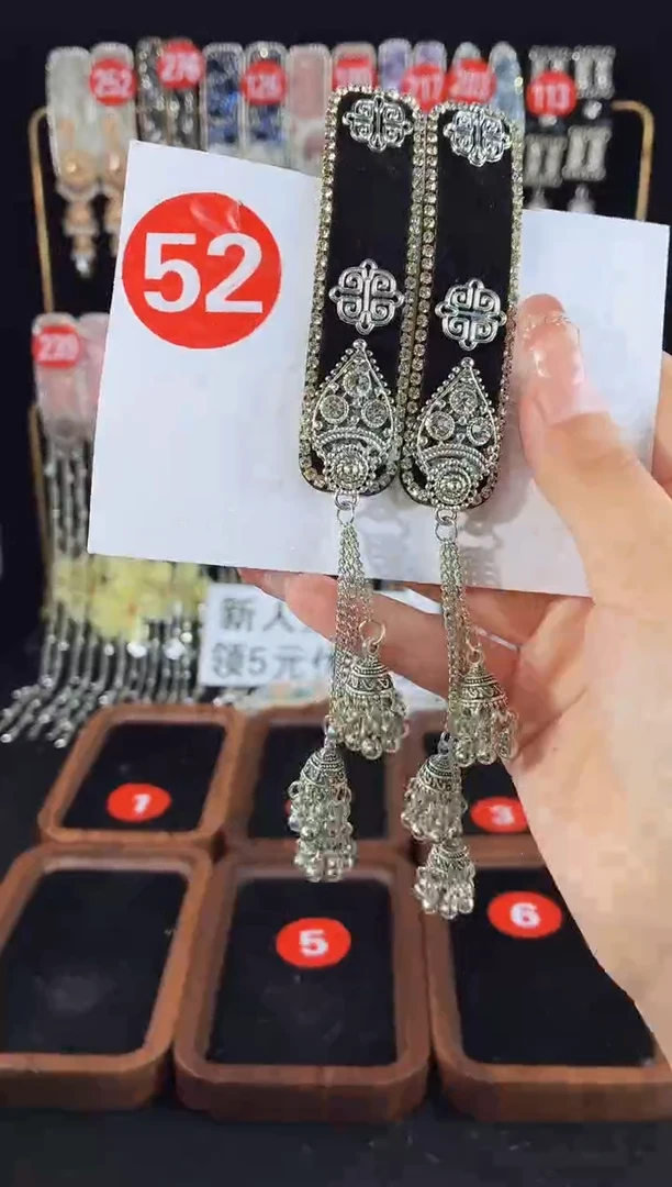 皮质铁合金52原创发夹一对