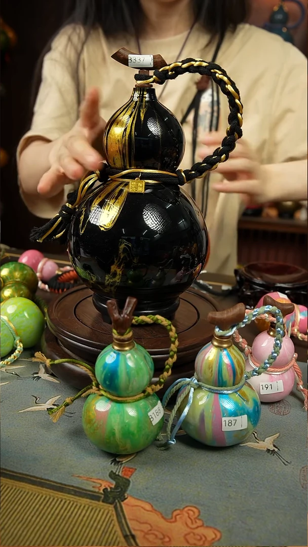 337号850ml左右非遗大漆酒葫芦