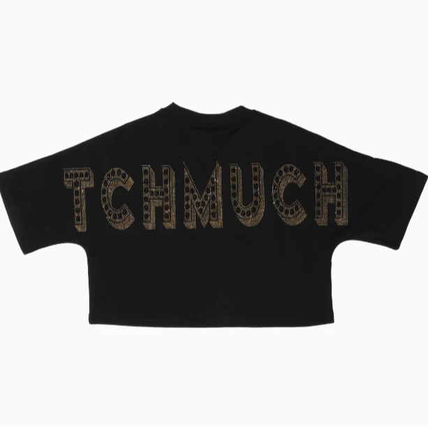 山东TCH-新款烫钻铆钉钻时尚短款T恤T21110C6221