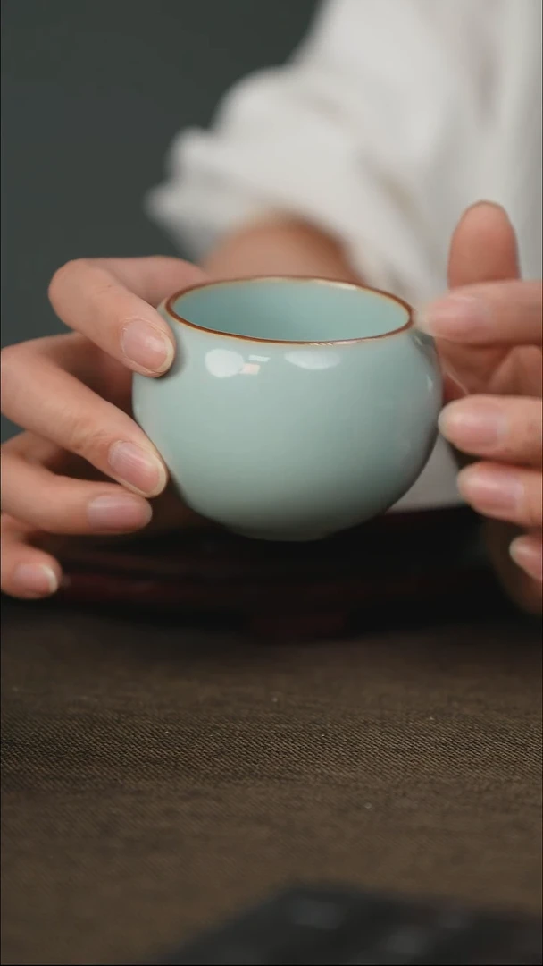 全品 禅定杯 带底款