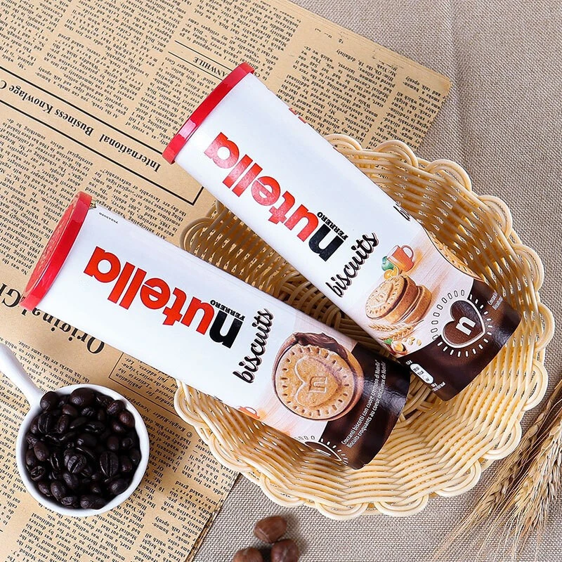 德国进口费列罗能多益nutella桶装榛子巧克力夹心饼干纯可可166g