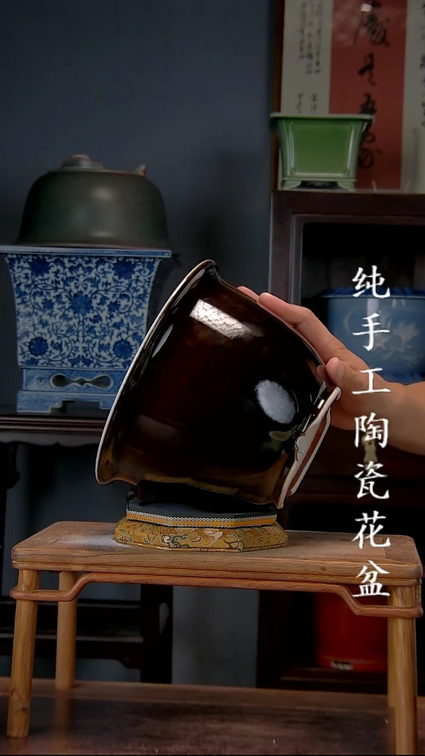 路*甲景德镇陶瓷手工花盆