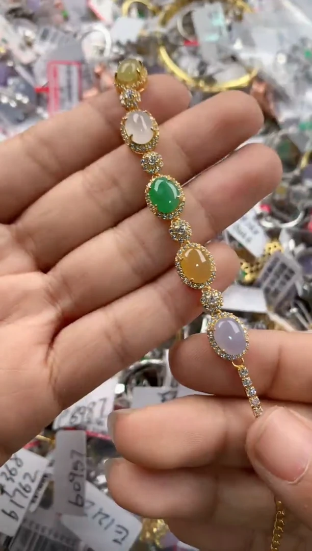 银S925镶嵌戒指翡翠3333----3