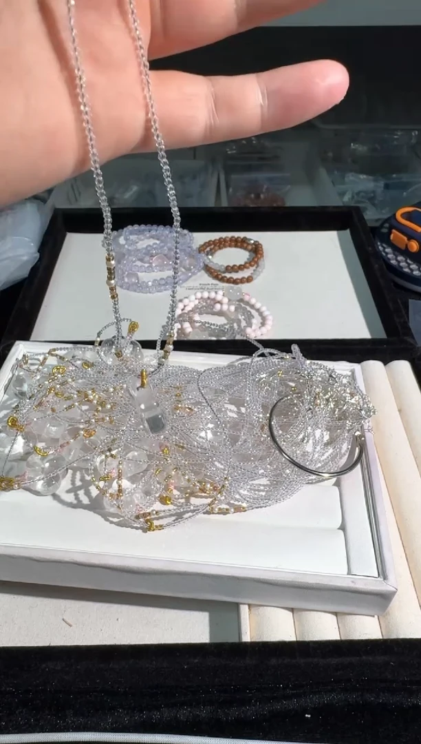 水晶手链未镶嵌T010白水如意吊坠