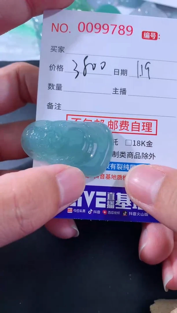 【闪购商品】翡翠颈饰未镶嵌天然缅甸A货翡翠