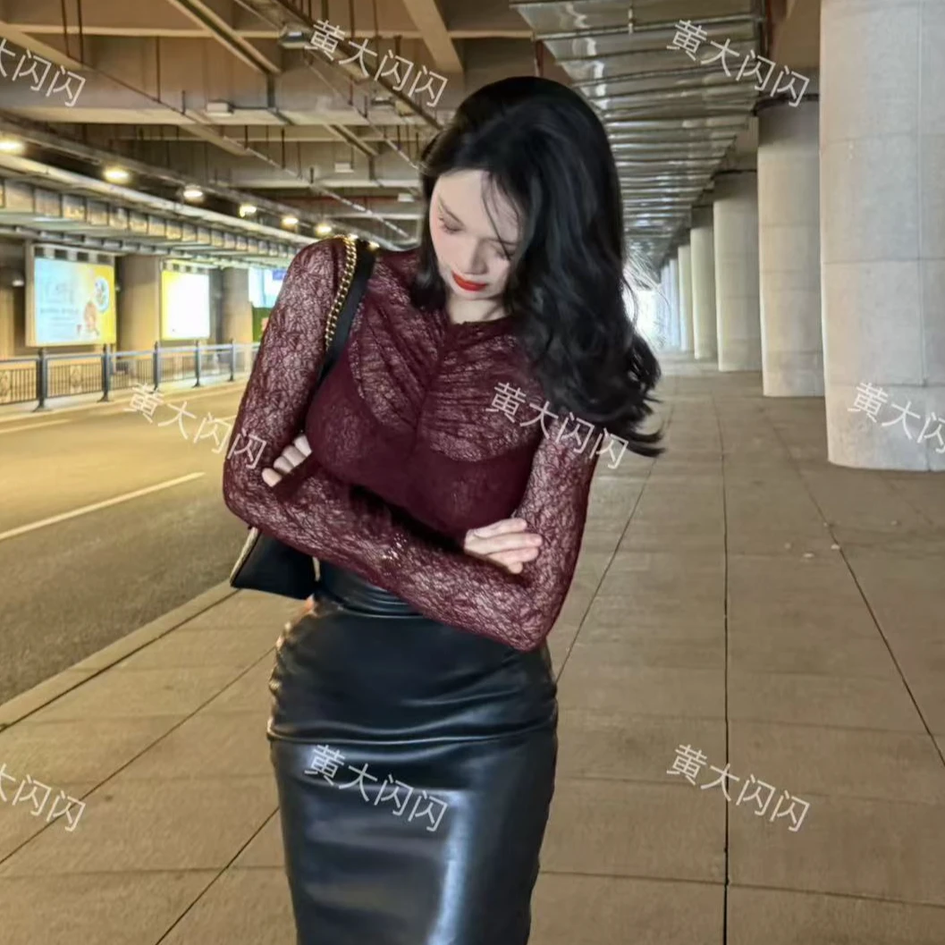 闪闪推荐【视觉放大】随拍新款女人味定制纯欲风性感上衣SSY1462