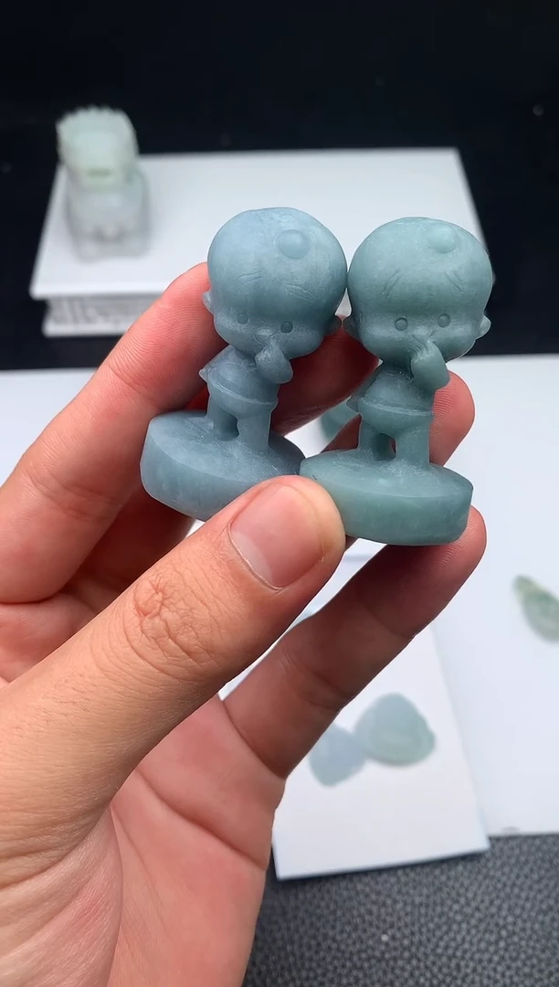 定制翡翠未镶嵌三毛