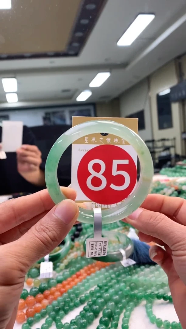 未镶嵌手镯石英质玉53+85