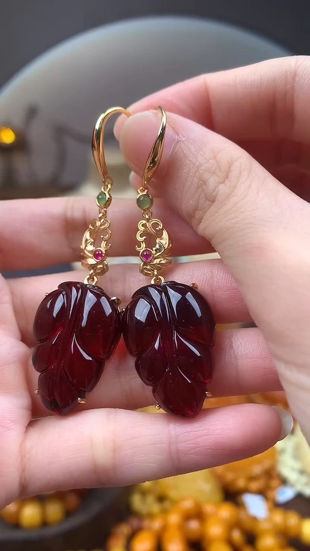 未镶嵌琥珀珠宝奇石首饰 假1赔4（多样性发货1件