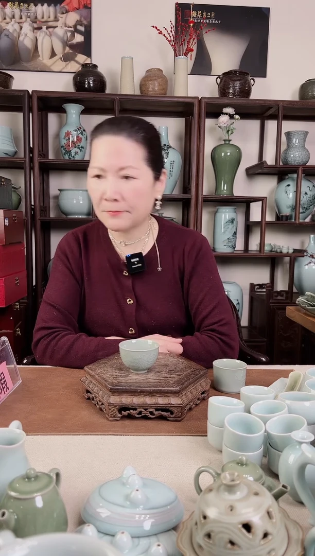 【闪购商品】杯越窑釉 杯杯（菊花）