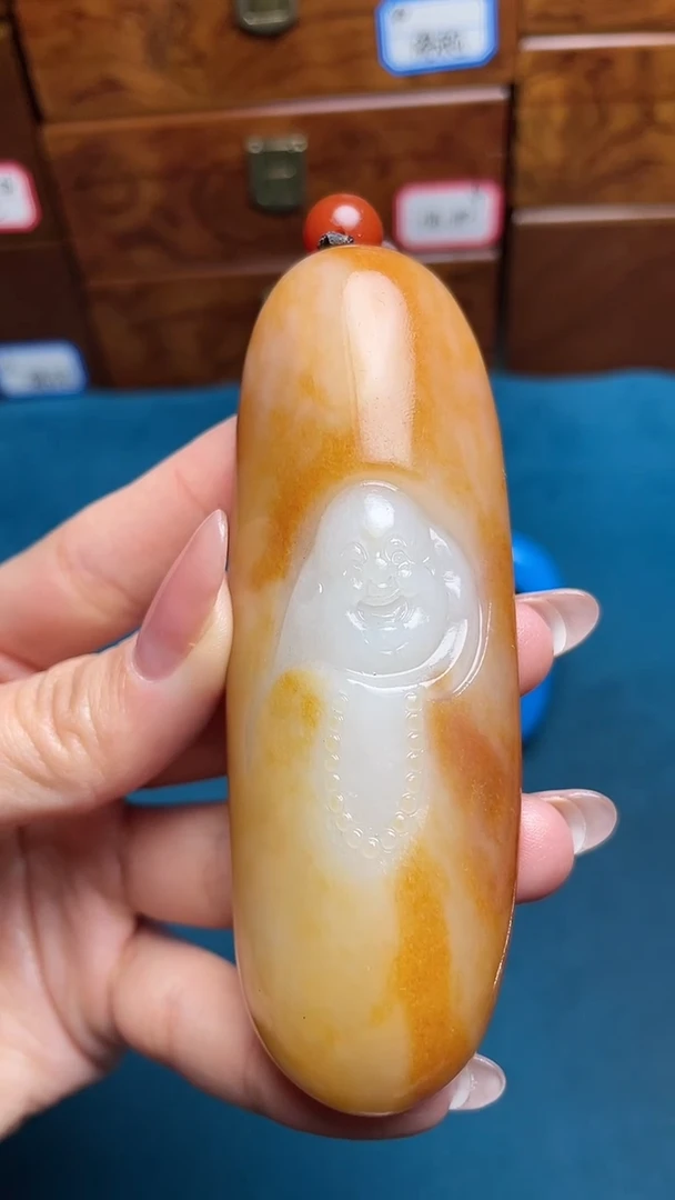 和田玉未镶嵌把件永*和田玉
