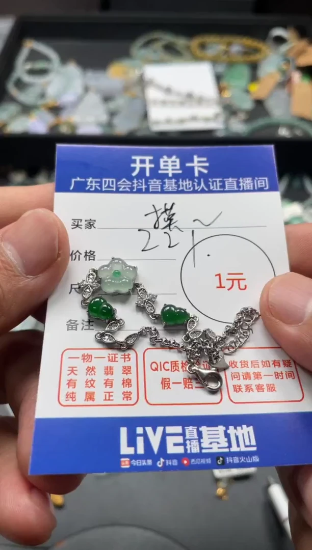 颈饰未镶嵌翡翠摸****挞挂件