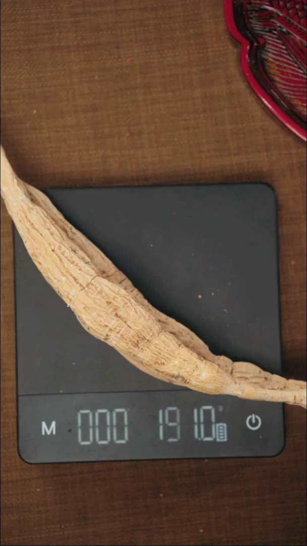 【闪购商品】香榧木木雕191g山野牛大力11564