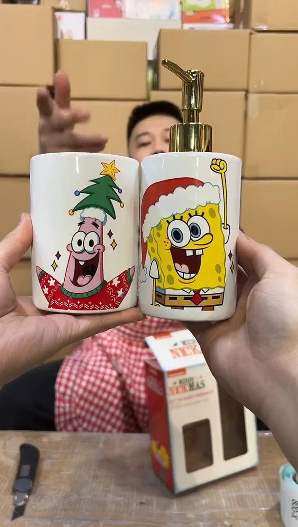 【闪购商品】杯原盒海绵宝宝洗漱套装