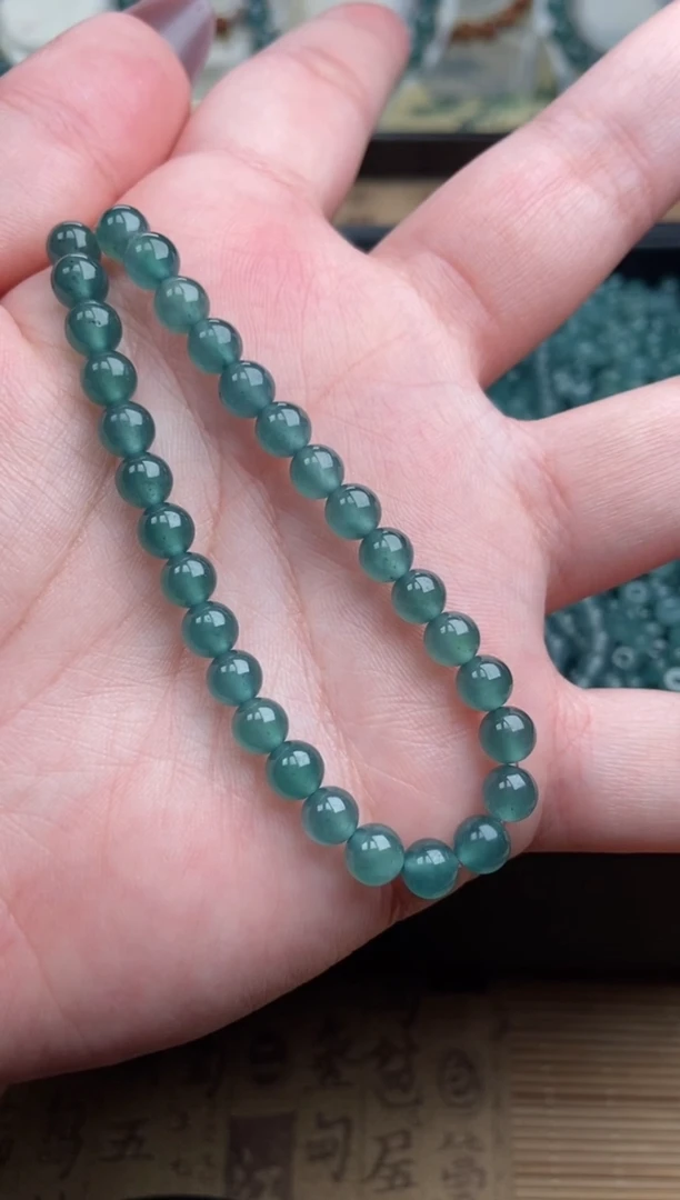 【闪购商品】翡翠手串未镶嵌多样性发货30颗卡5.8