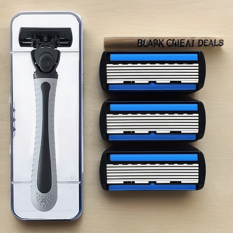 新款进口六层男士六层胡子刀便捷老式手动剃须刀手动刮胡刀剃须刀