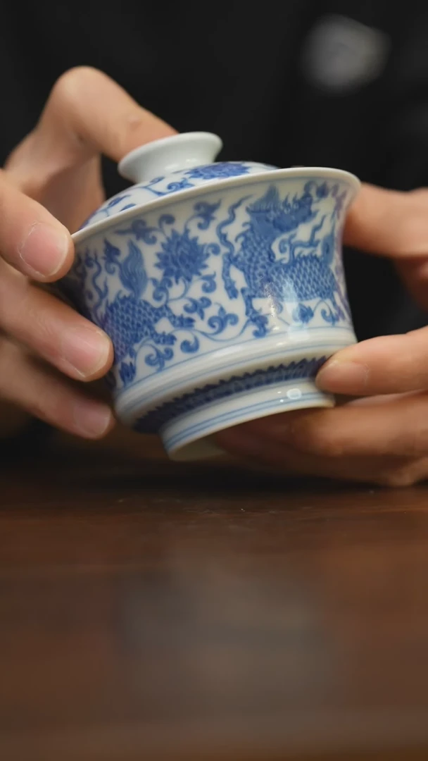 【闪购商品】杯柴窑青花破价福利