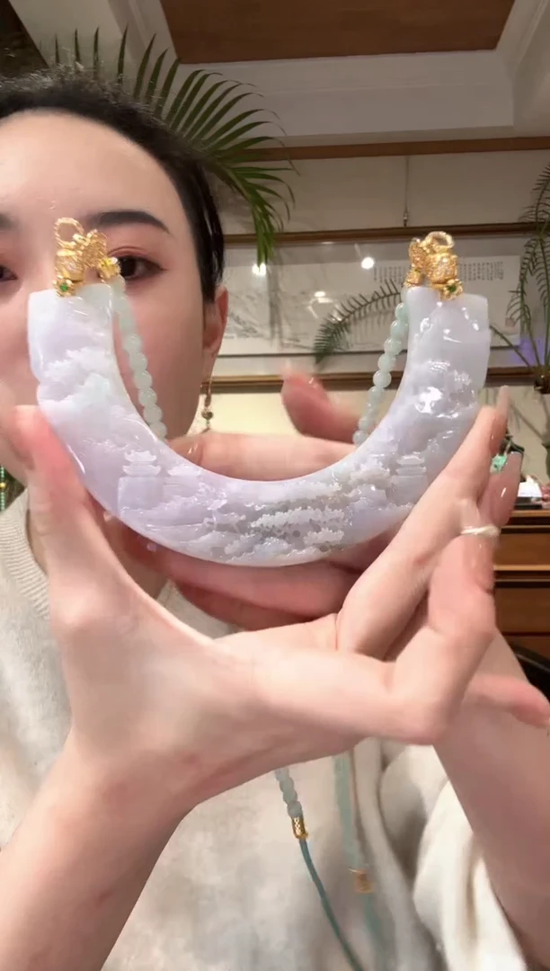 【闪购商品】翡翠颈饰未镶嵌国风