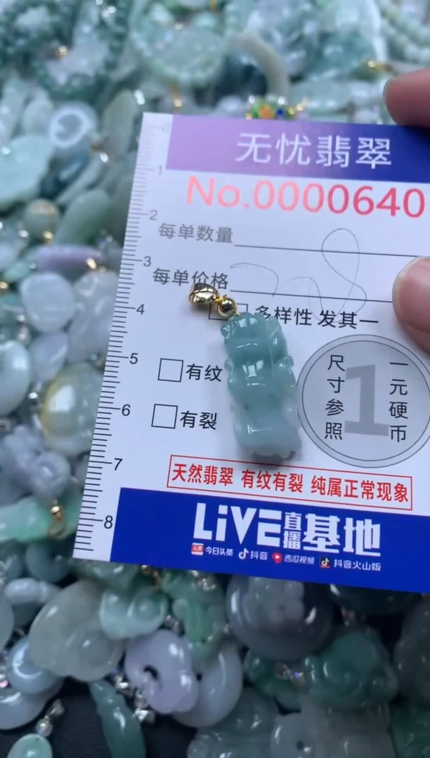 颈饰未镶嵌翡翠640