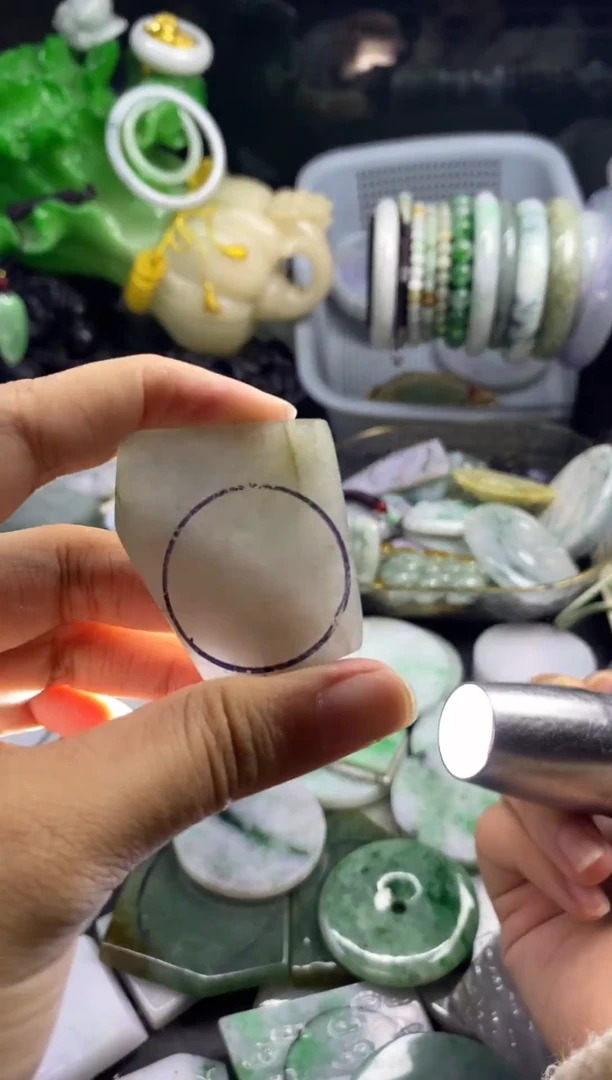 裸石翡翠翡翠A货06