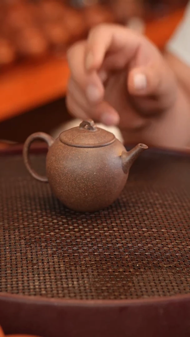 茶壶紫砂原矿手工制作