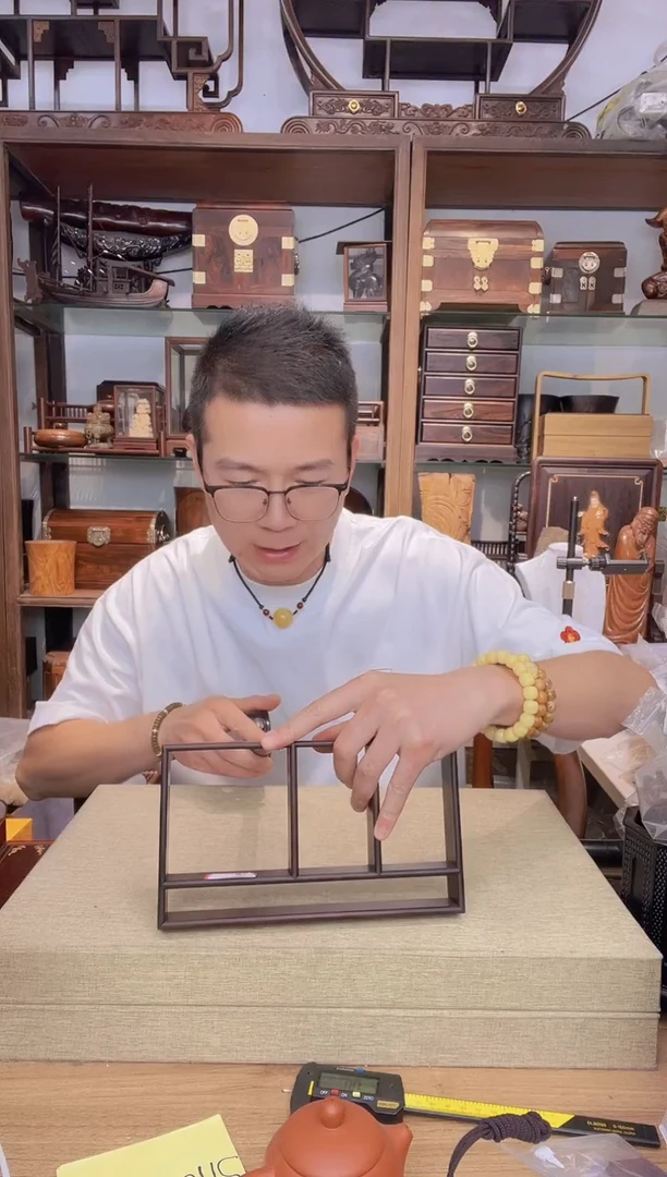 乌木类书架368大叶紫檀大架子  库存