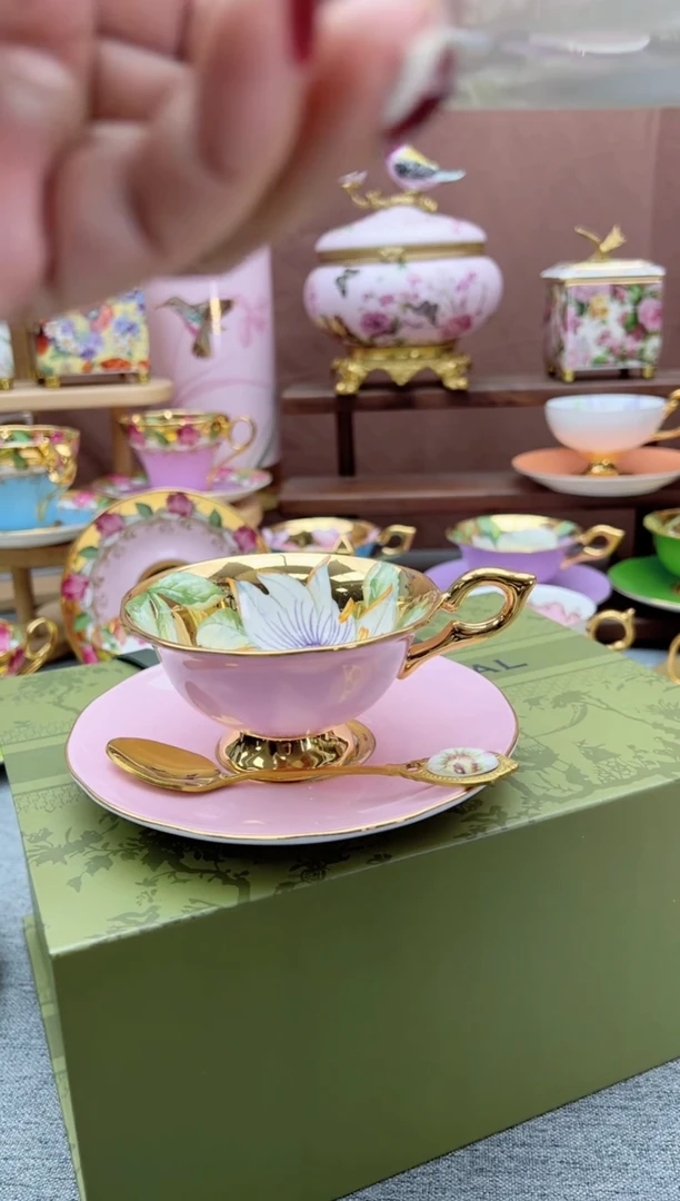 【闪购商品】自然写生粉釉西番莲