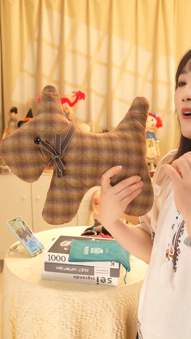 棉福利款—小狗腰靠，礼袋打包