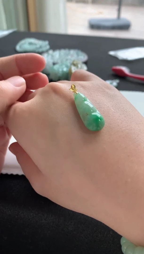 未镶嵌挂件翡翠翡翠挂件F1642-441