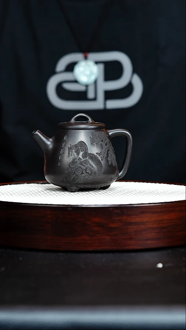 茶壶紫砂宜兴紫砂 石黄 高石瓢