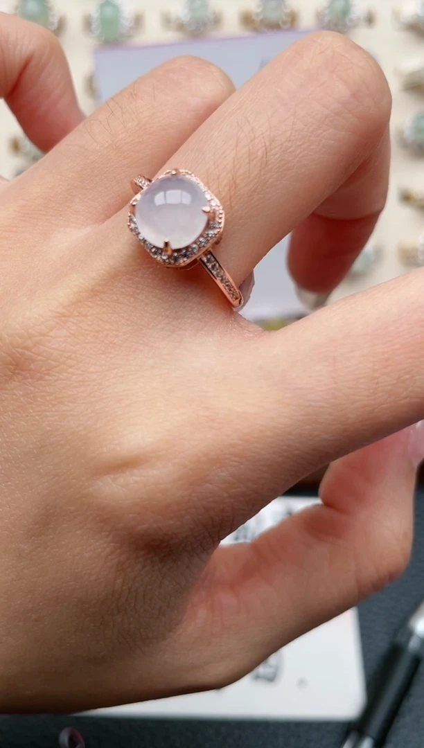 【闪购商品】翡翠戒指银S925镶嵌1111