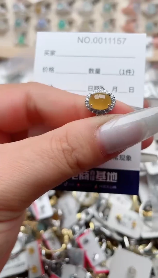 【闪购商品】翡翠戒指银S925镶嵌、