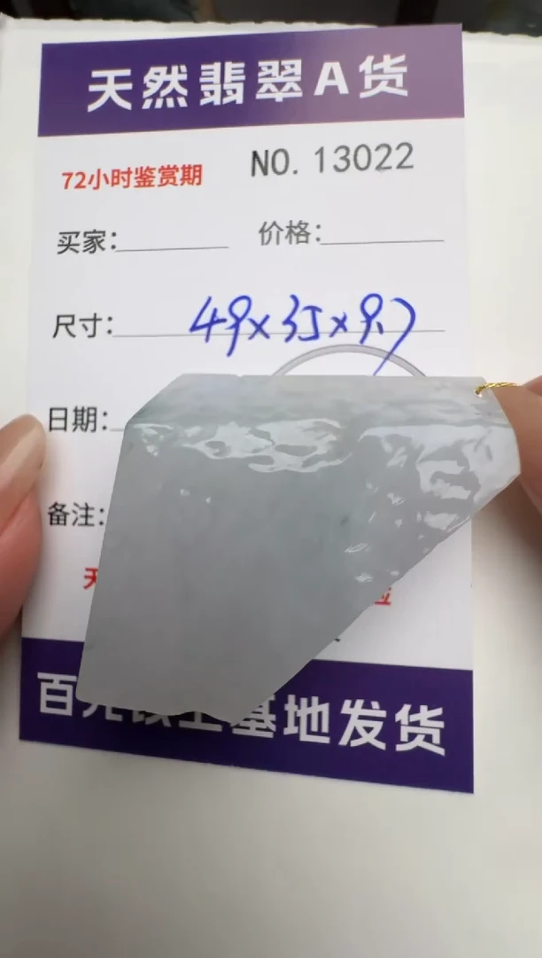 【闪购商品】翡翠颈饰未镶嵌原石13022