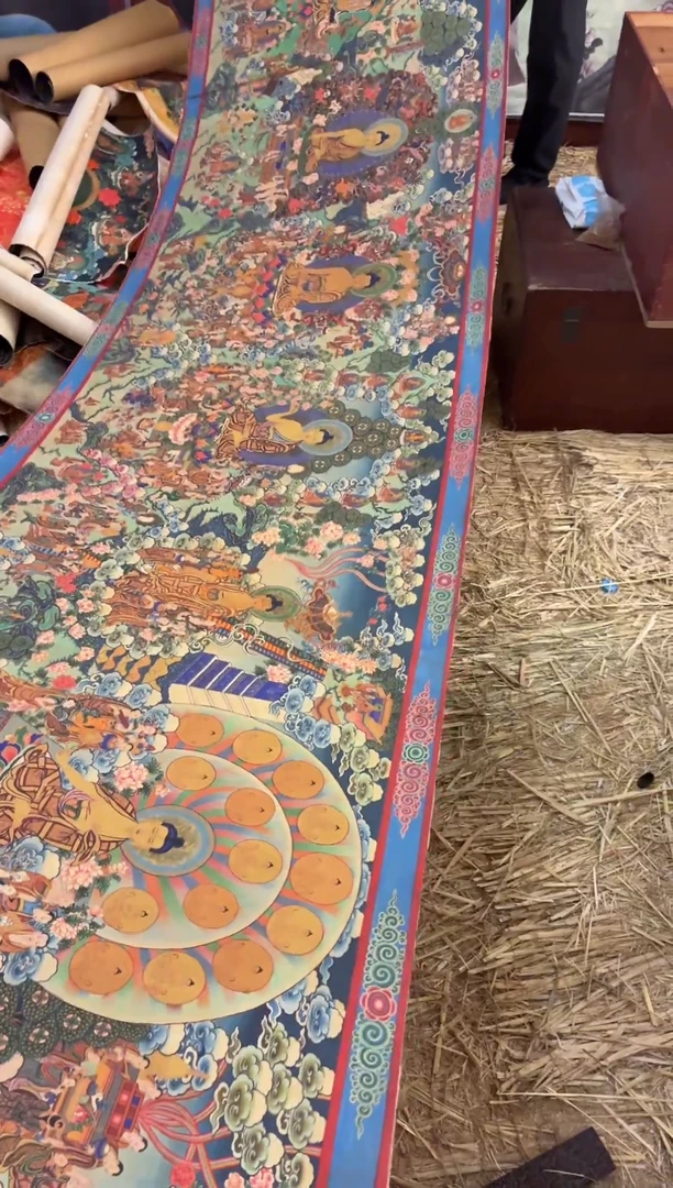 装裱画 澄空梵像高端精品唐卡AA101