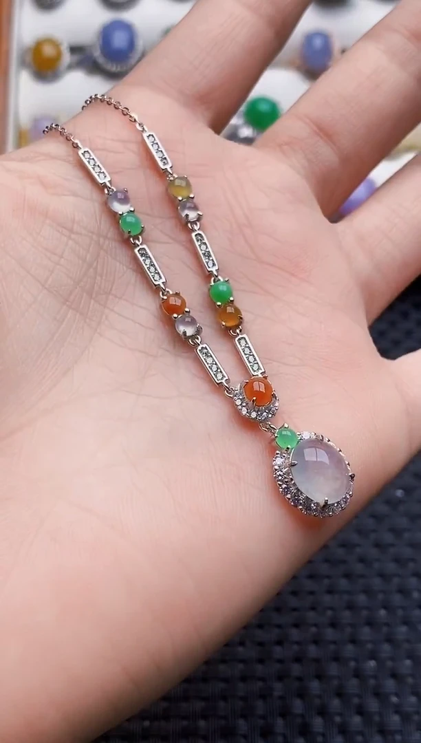 银S925镶嵌戒指翡翠6429