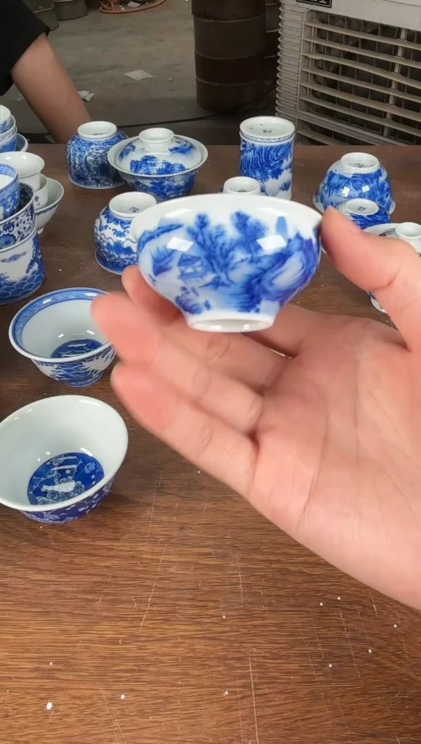 瓷片看山柴窑青花看山柴窑青花