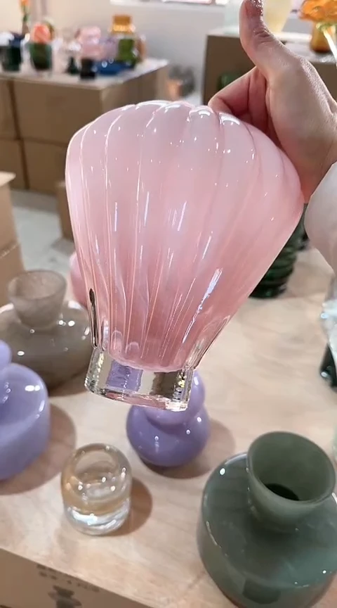 【闪购商品】玻璃粉色热气球