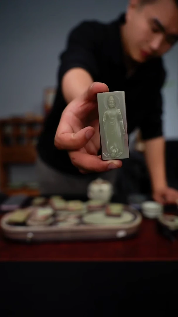 双十一福利精品手把件黄财神