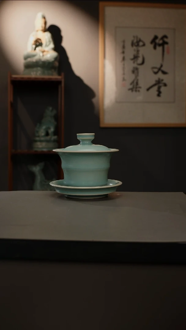 【闪购商品】杯仿古釉原矿  竹节三才