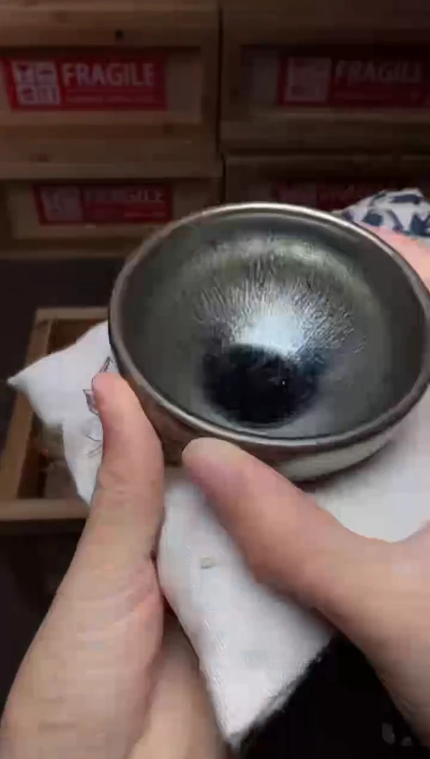 茶盏油滴 建窑建盏主人杯
