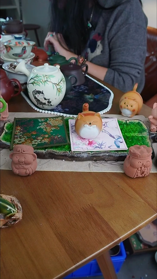 【茶瓷物语】小猫咪茶宠