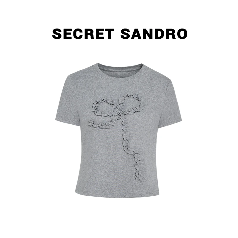【礼物】【Secret Sandro】鸥小柒 T恤 T55299114C