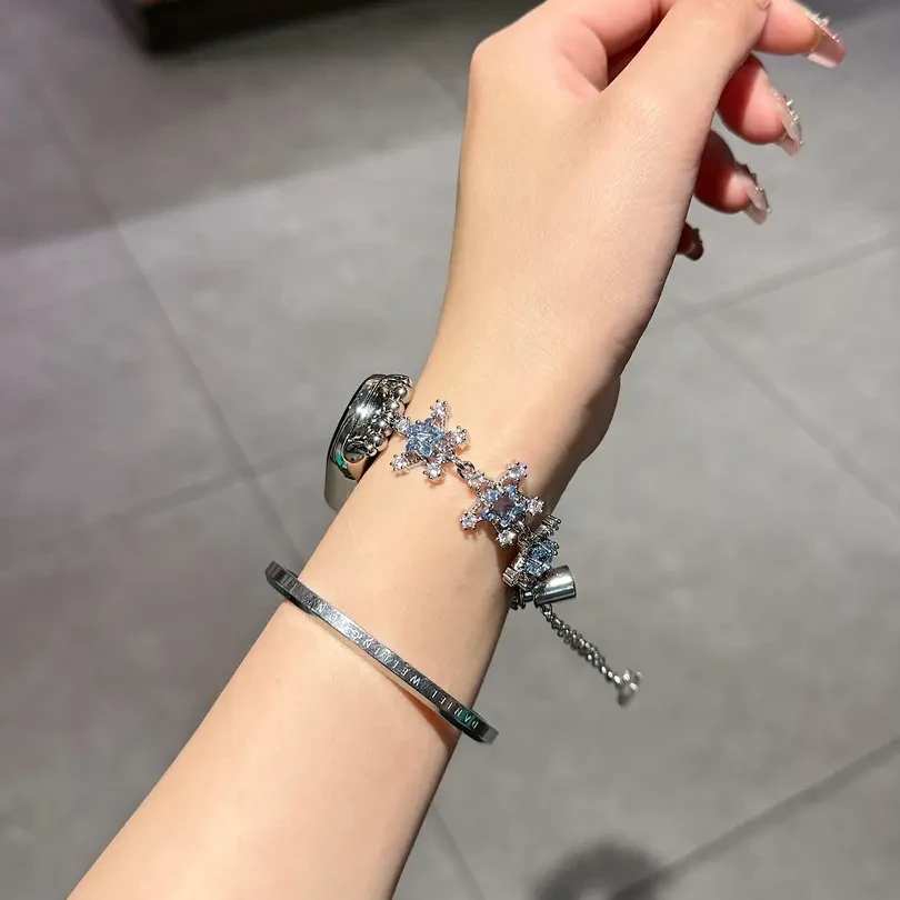 ins适用小米手环9/7pro猫眼石星星链9表带红米手表watch4/3创意65