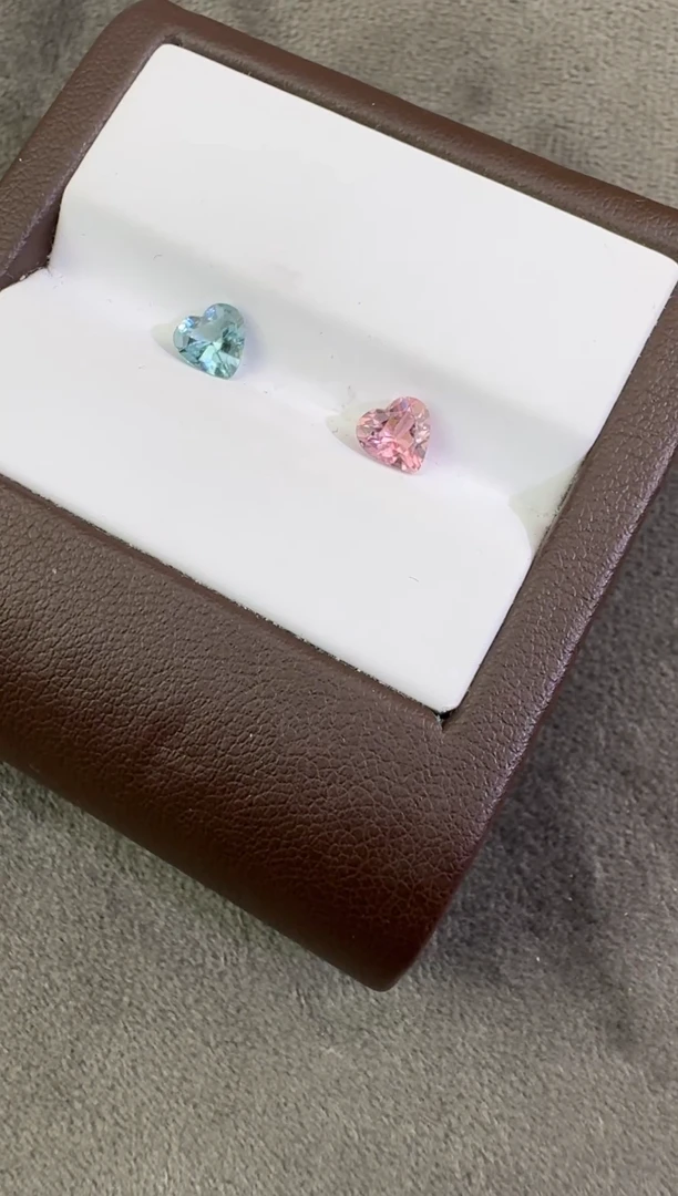 【闪购商品】碧玺珠宝奇石未镶嵌一对