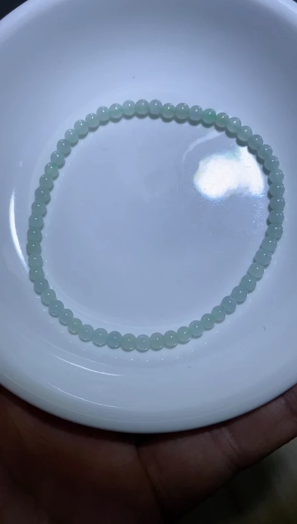 【闪购商品】翡翠手链未镶嵌天然缅甸翡翠A货手串
