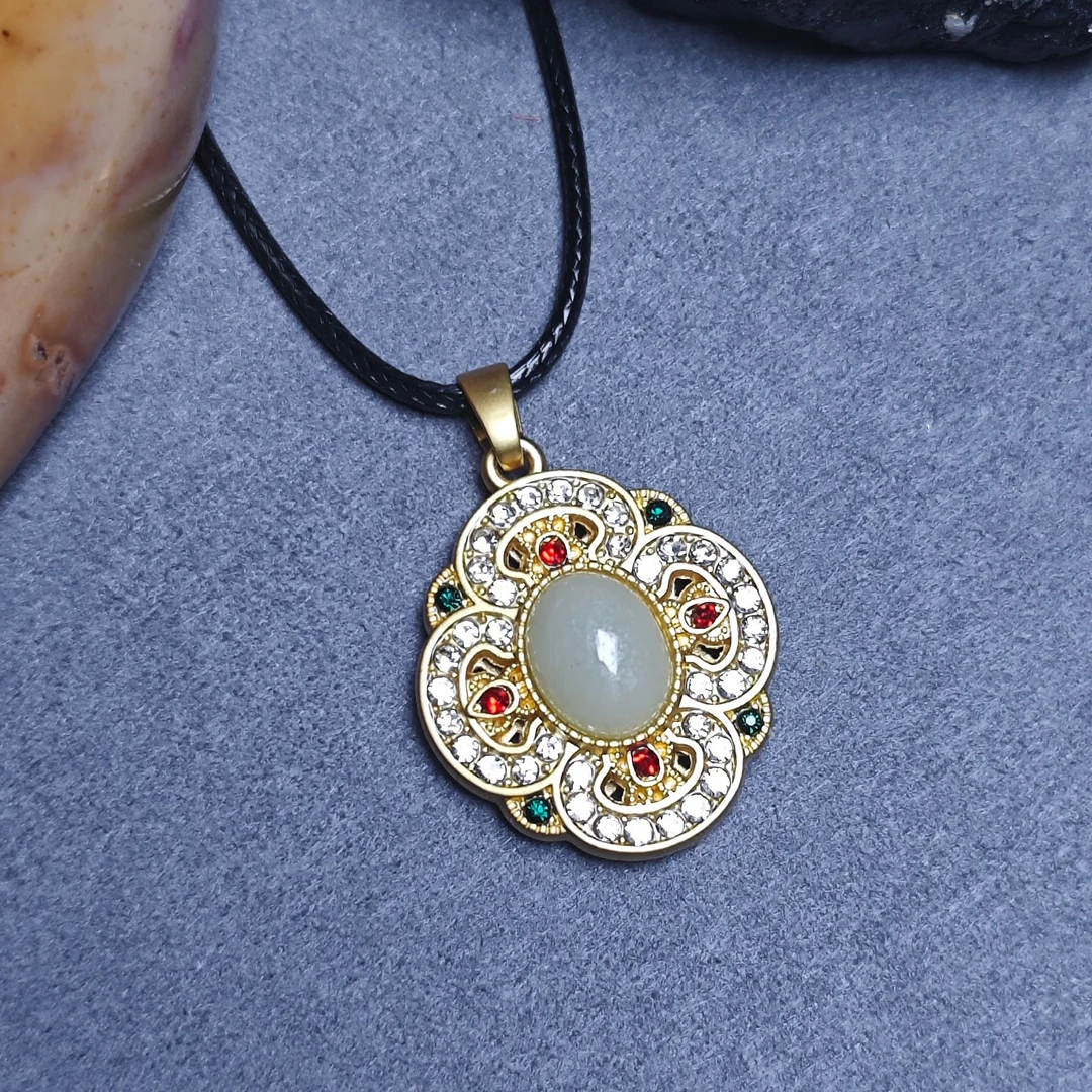 复古和田玉吊坠/HG-HTYDZ-1（多样性发货）