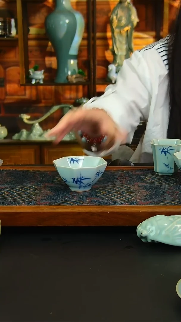 瓷片原矿汝瓷福利单杯，不完美