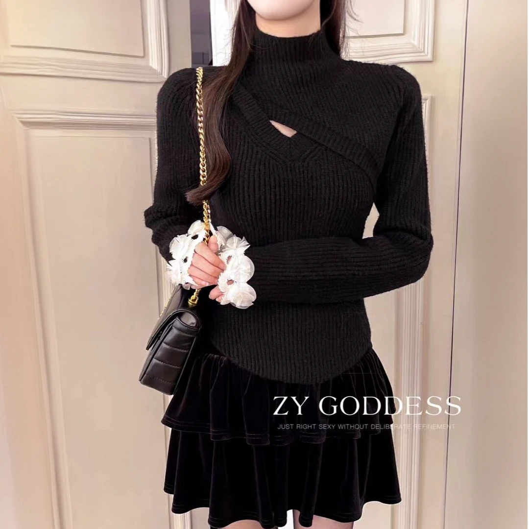 秋冬新款气质洋气打底衫2030【衣长52】