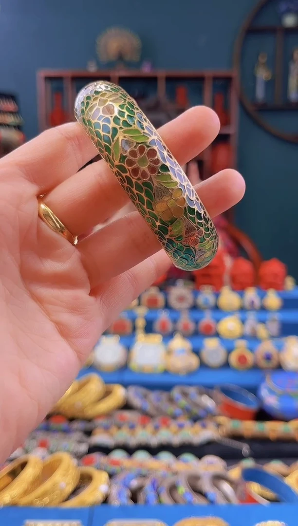 脱胎手镯圈口53-59绿色